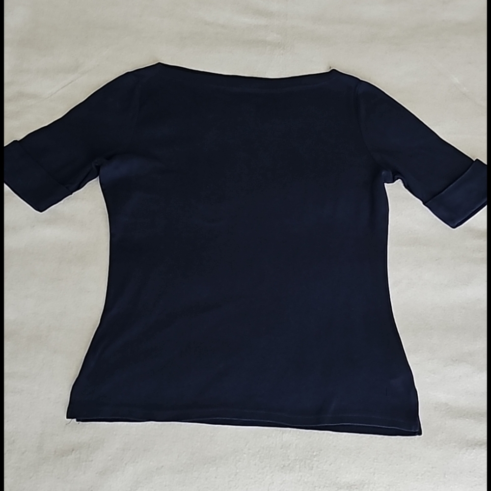Lauren Ralph Lauren Boat Neck Shirt Tops Blouse